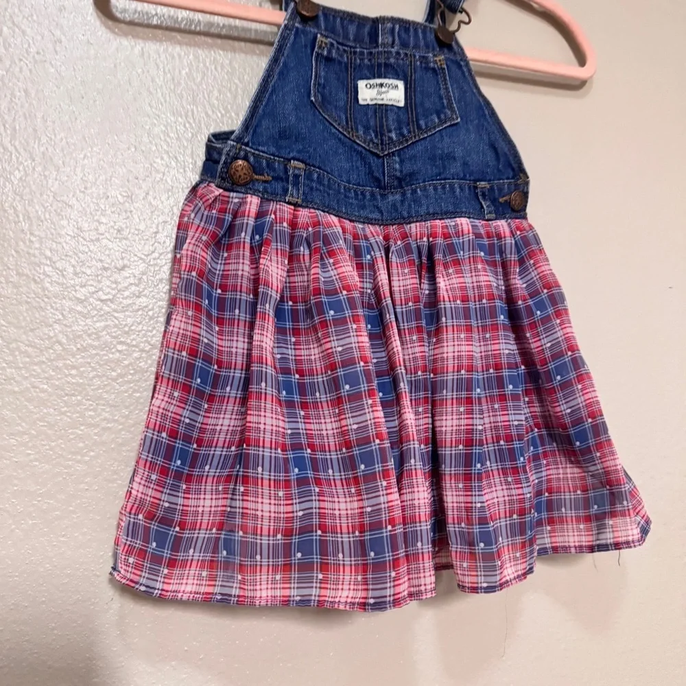 Carter's Denim and Plaid Kids Overalls